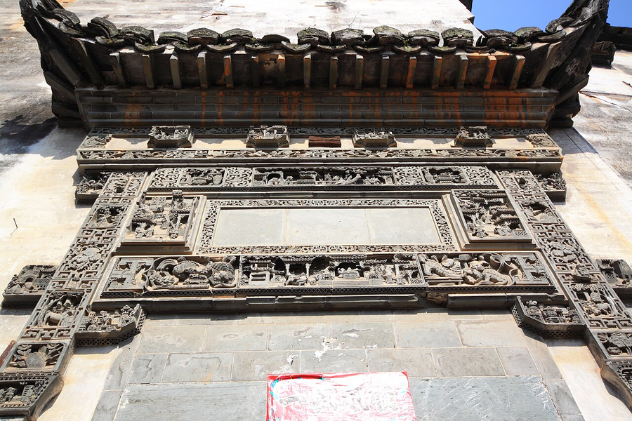 Architectural carving at Jiangwan, Wuyuan