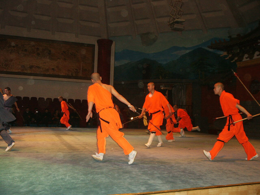 Shaolin martial arts demonstration · Dengfeng