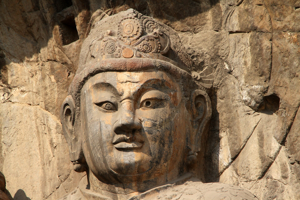Guardian sculpture · Longmen Grottoes
