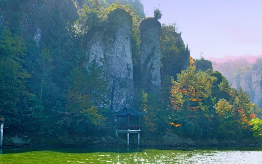 Tianzhu landscape in Xinchang